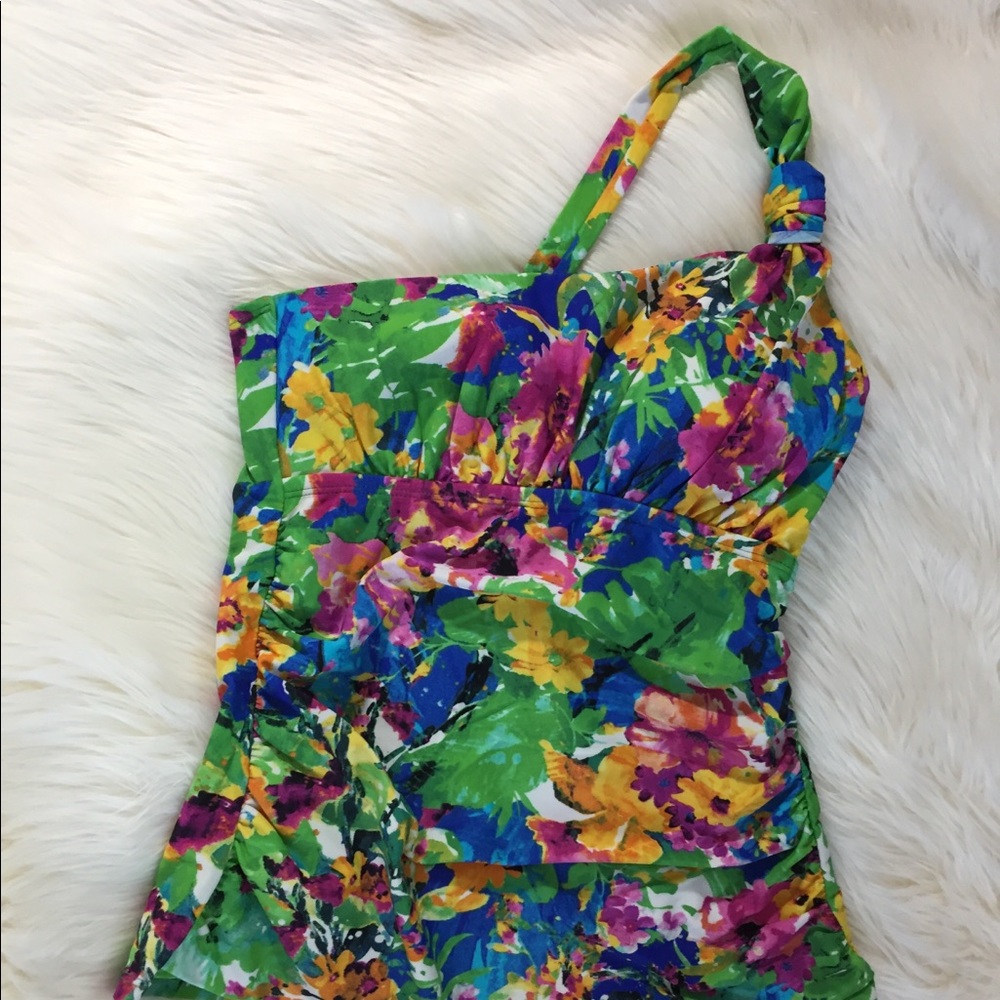 Allen B by Allen Schwartz tankini top Sz 6